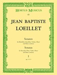 Sonaten fur Blockflote (Flute, Violine, Oboe) und Basso continuo op. 1/1-3 (Heft 1)