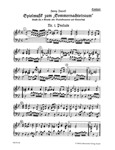 Spielmusik zum Sommernachtstraum fur Streicher (statt Viola auch Violine III) und Basso continuo/ Bl