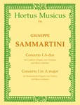 Concerto fur Cembalo oder Orgel, zwei Violinen und Basso continuo A-Dur -Part m St-