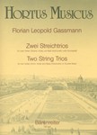 Zwei String Trios fur Zwei Violen (Violine, Viola) und Bass (Violoncello oder Kontrabass)