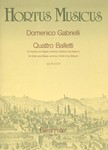 Quattro Balletti fur Violine und Basso continuo -4 Kompositionen op.1 Nr. 3-5 und 8 mit 2. Violine a
