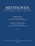 Septet for Clarinet, Bassoon, Horn, Violin, Viola, Violoncello and Double Bass in E-flat major op. 20