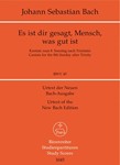 Es ist dir Gesagt, Mensch, was gut ist BWV 45 -Cantata for the 8th Sunday after Trinity-