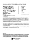 Allegro  From Concerto For 2 Trumpets