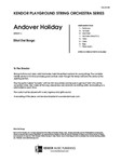 Andover Holiday (Full Score)