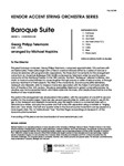 Baroque Suite (Full Score)