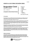 Burgundian Carol (Sing We Now Of Christmas) (Full Score) (Sing We Now Of Christmas)