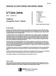 Li'l Liza Jane (Full Score)