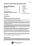 Song Of Peace (Lo Yisa Goy) (Full Score) (Lo Yisa Goy)