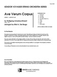Ave Verum Corpus
