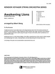 Awakening Lions (traditional Canton music) (Full Score) (traditional Canton music)