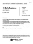 El Gato Precario (The Precarious Cat) (Full Score) (The Precarious Cat)