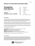Hungarian Folk Dance (Full Score)