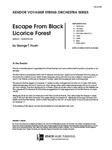 Escape From Black Licorice Forest (Full Score)