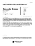 Concerto Grosso (Full Score)
