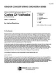 Gates Of Valhalla (A Hero's Destiny) (Full Score) (A Hero's Destiny)