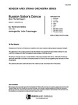 Russian Sailor's Dance (from 'The Red Poppy') (Full Score) (from 'The Red Poppy')