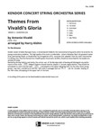 Themes From Vivaldi's Gloria (Full Score)