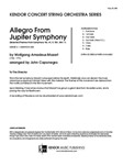 Allegro From Jupiter Symphony (Selected Themes From Symphony No. 41, K. 551, Mvt. 1) (Full Score) (Selected Themes From Symphony No. 41, K. 551, Mvt. 1)