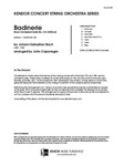 Badinerie (from Orchestral Suite No. 2 In B Minor) (Full Score) (from Orchestral Suite No. 2 In B Minor)
