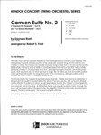 Carmen Suite No. 2 (Chanson Du Toreador, La Garde Montante) (Full Score) (Chanson Du Toreador, La Garde Montante)
