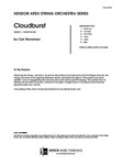 Cloudburst (Full Score)