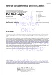 Rio De Fuego (River Of Fire) (Full Score) (River Of Fire)