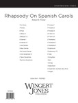 Rhapsody On Spanish Carols - Full Score