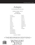 Adagio Solo Euphonium and Winds - Full Score