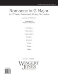 Romance in G Major for 2 Violin Solos and String Orchestra
