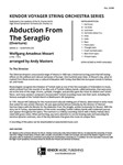 Abduction From The Seraglio (Overture) (Full Score) (Overture)
