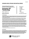 Dreams Of Yesterday (Full Score)