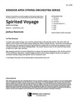 Spirited Voyage (Scherzo For Strings) (Full Score) (Scherzo For Strings)