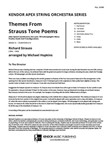 Themes From Strauss Tone Poems (Full Score)