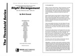 Slight Derangement (Full Score)