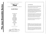 That (Full Score)