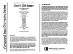 Don't Git Sassy (Full Score)