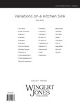 Variations On A Kitchen Sink - Full Score