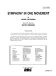 Symphony In One Movement