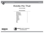 Riddle Me That (Score)