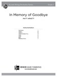 In Memory of Goodbye (Score)
