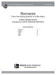 Romanze (Score) From the String Quartet in E-flat Major
