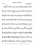 ROPARTZ - Andante et Allegro for Trumpet with Piano