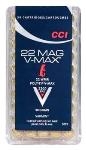 A0073 CCI V-MAX 22 WMR 2200FPS 30GR 50RD 40BX/CS