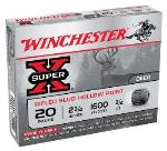 X20RSM5 WINCHESTER SUPER-X SLUGS 20GA 5RD 50BX/CS 2.75" 1600FP 3/4OZ