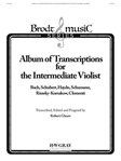 Album Transcriptions For Intermediate Violist