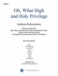 Oh, What High and Holy Privilege Orchestration CD