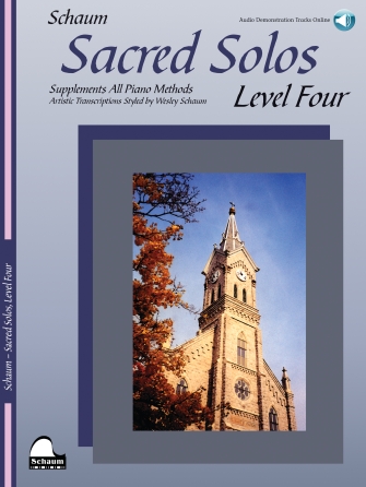 Piano Schaum Sacred Solos Level 4 Audio Access Included