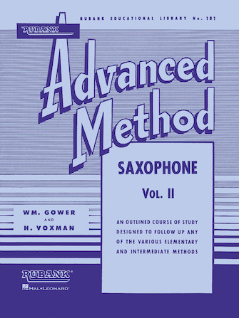Alto Saxophone Rubank Advanced Method Vol 2