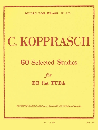 60 Selected Studies for Tuba - Music for Brass No. 278
